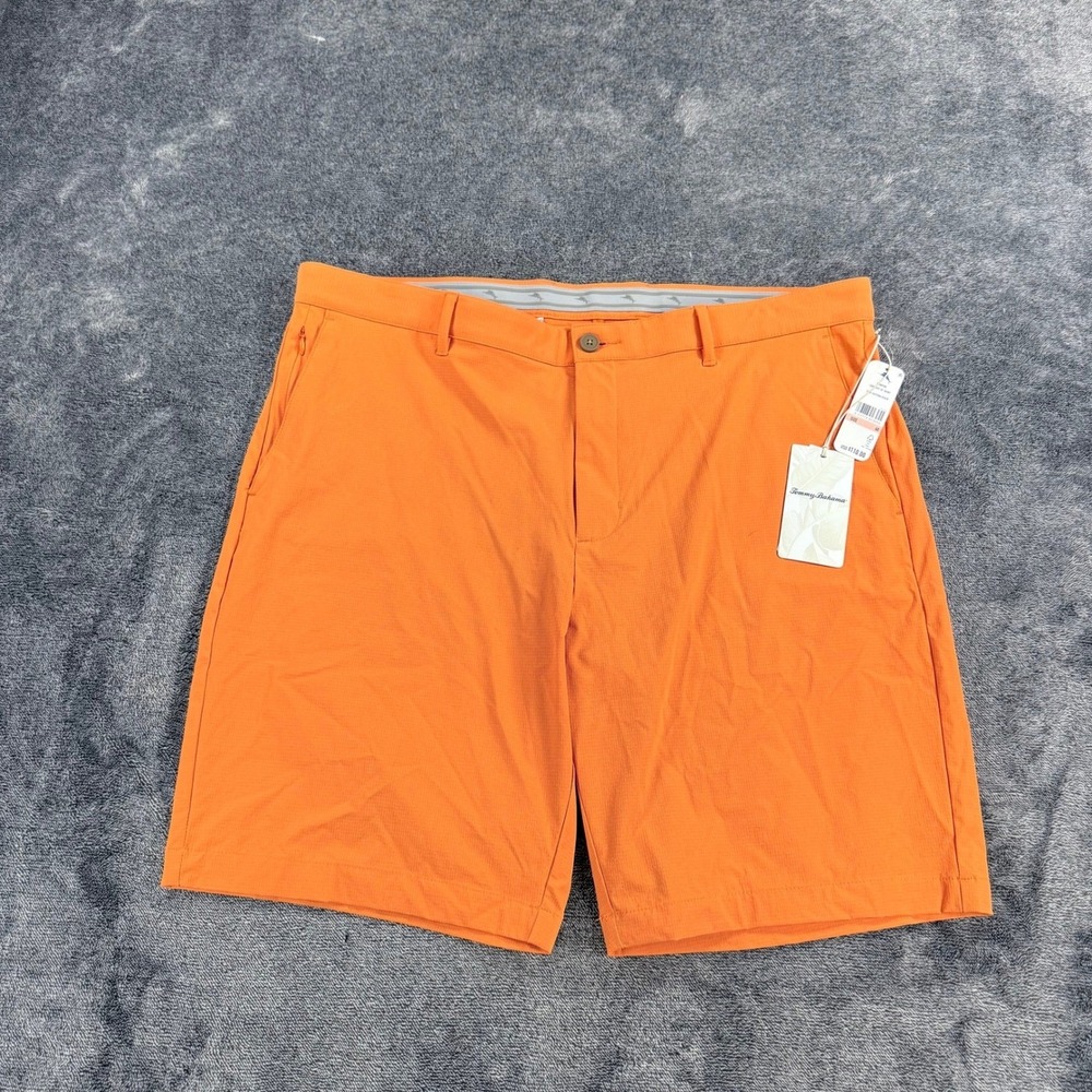 Tommy Bahama Chip Shot 10" Shorts Mens 40 Daytona Peach Orange NWT $110